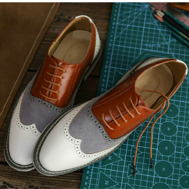 Carved Brogue Men's Shoes