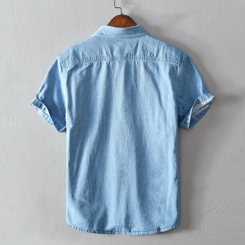 Cotton Denim Men Shirt