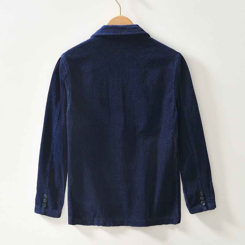 Casual Loose Cotton Corduroy men's Coat