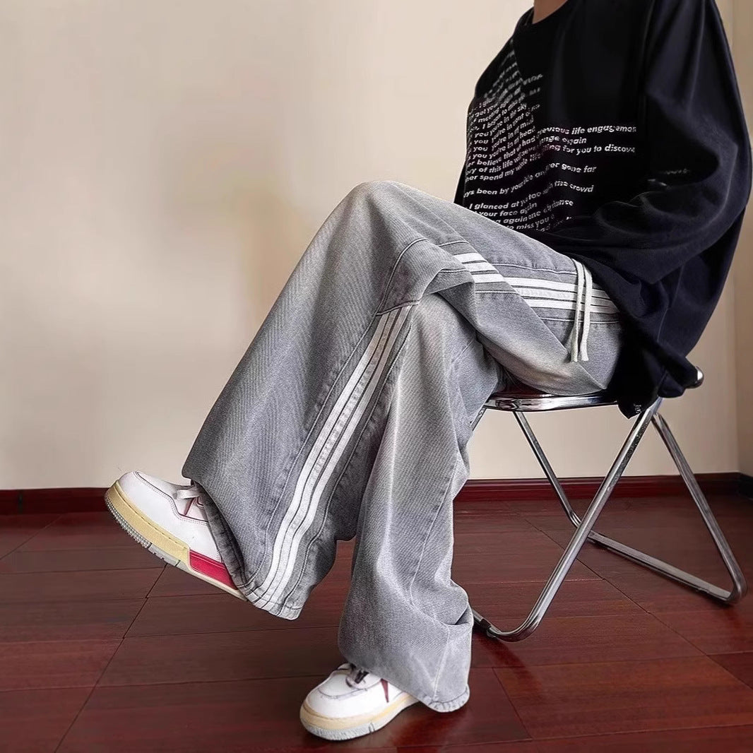 Men's Style Loose Casual Wide-leg Pants