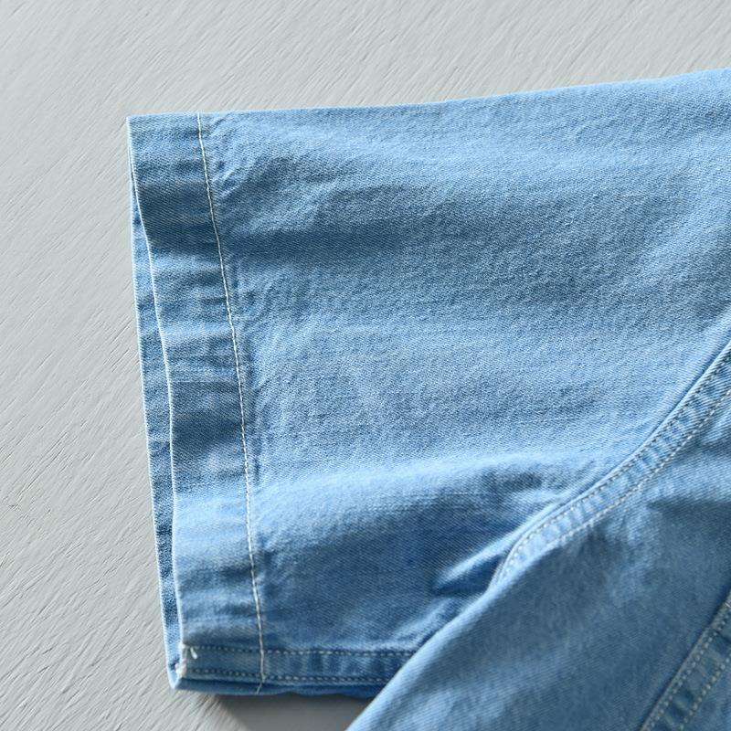 Cotton Denim Men Shirt